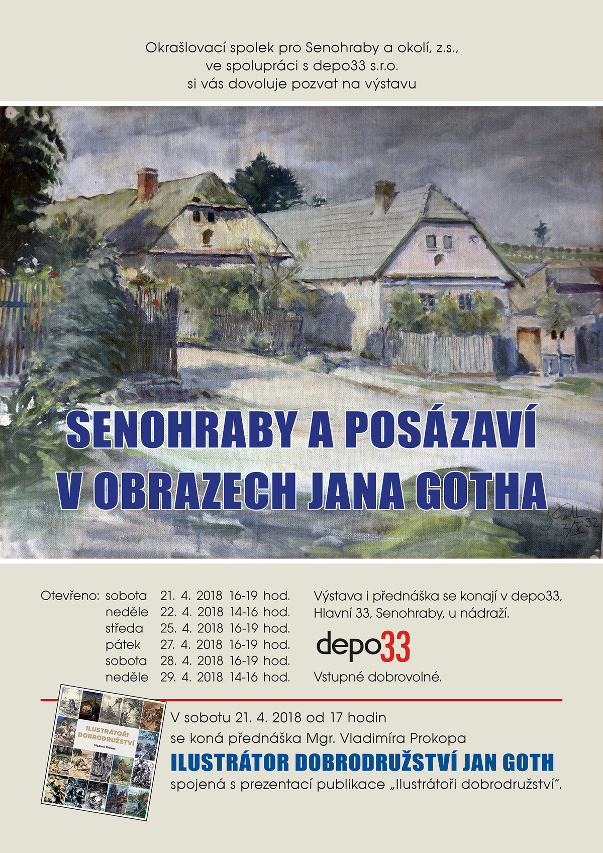 Senohraby a Posázaví v obrazech Jana Gotha